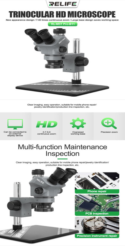 قیمت و خرید لوپ سه چشم RELIFE RL-M5T PRO-B11