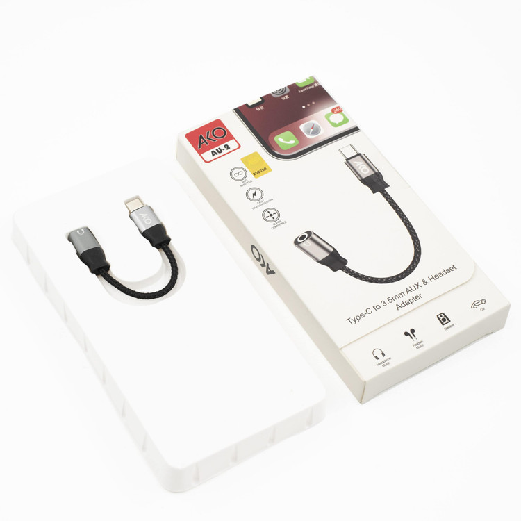 قیمت و خرید کابل تبدیل Type-C به جک 3.5mm اکو مدل AU2