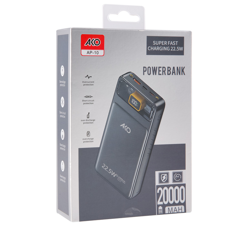 قیمت و خرید پاوربانک اکو مدل AP-10 با ظرفیت 20000 میلی امپرساعت