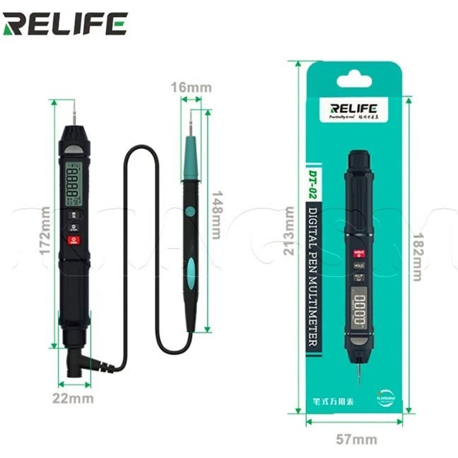 قیمت و خرید مولتی متر قلمی ریلایف RELIFE DT-02