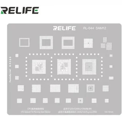 قیمت و خرید شابلون آی سی RELIFE RL-044 SAM12 Qualcomm 865 SM8250/Exynos990