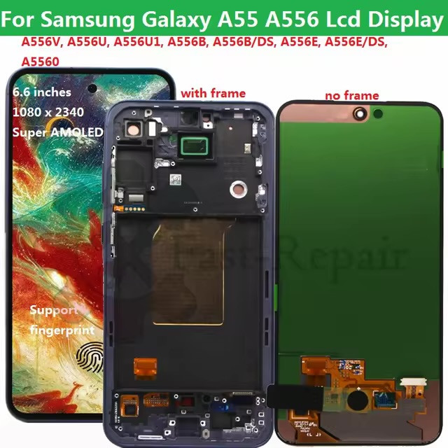 قیمت و خرید تاچ ال سی دی شرکتی بدون فریم سامسونگ LCD A55 SERVICE PACK SAMUNG