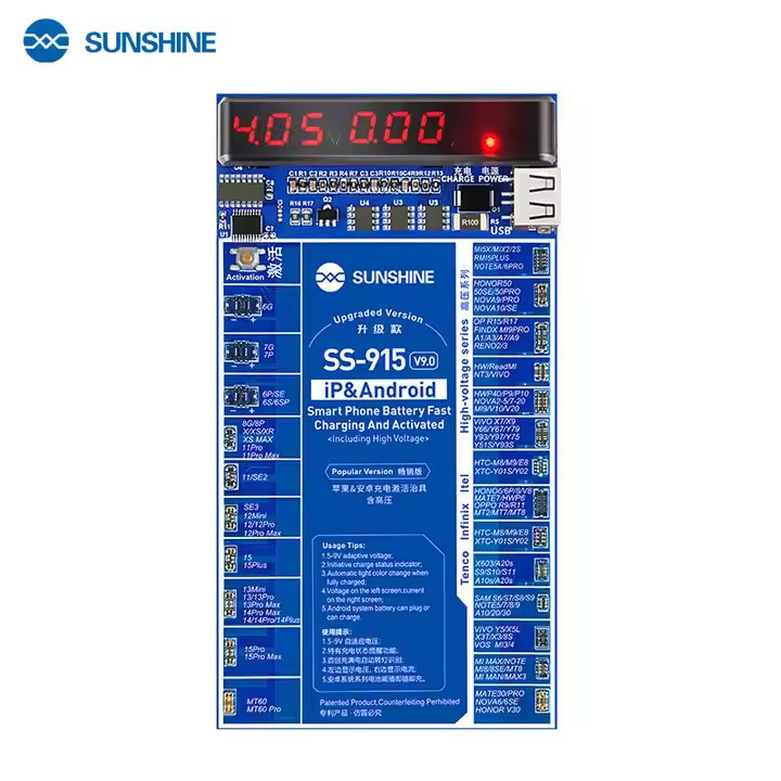 قیمت و خرید کیت شوک باتری ایفون و اندروید سانشاین مدل SUNSHINE SS-915 V9.0
