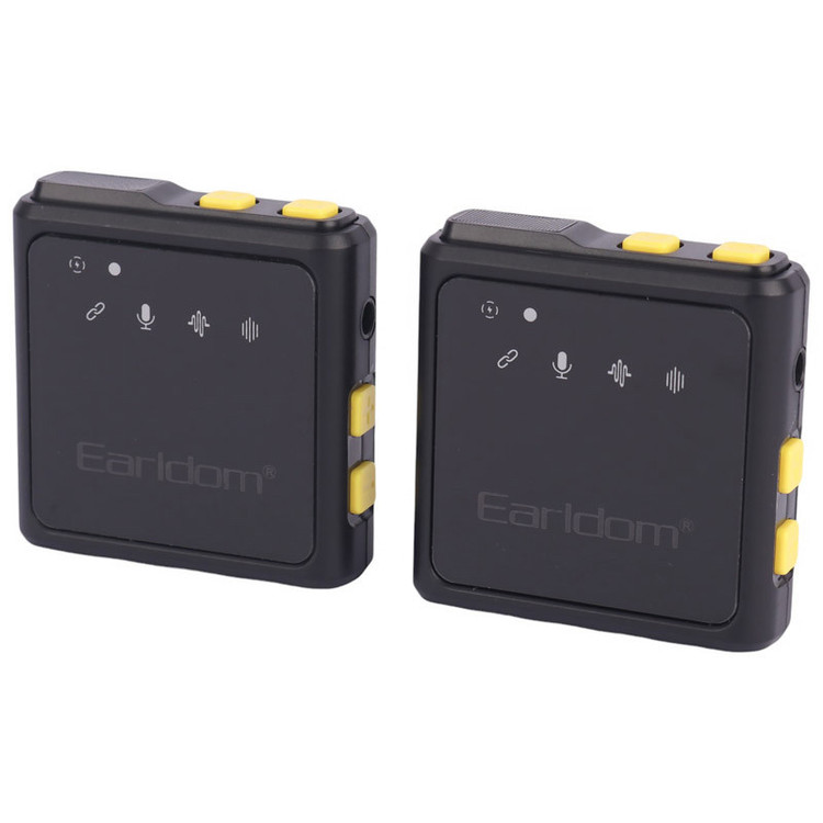 قیمت و خرید میکروفون بی سیم یقه ای دو عددی ارلدام مدل EARLDOM MC9L