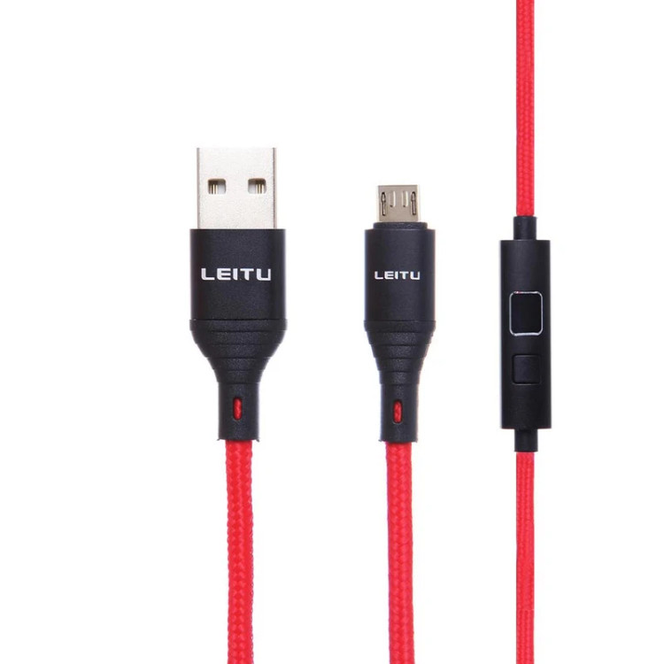 قیمت و خرید کابل شارژ و تبدیل USB به micro لیتو مدل LEITU LD-24
