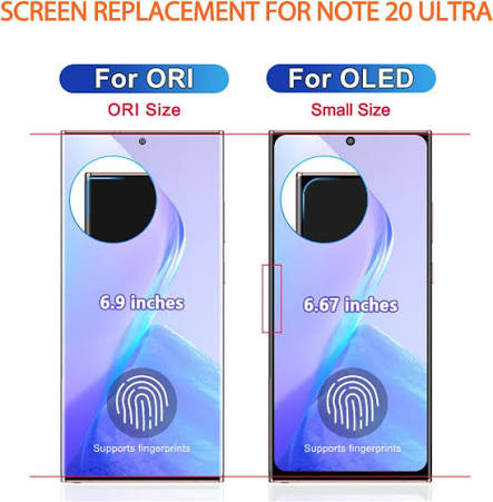 قیمت و خرید تاچ ال سی دی اولد سامسونگ LCD SAMSUNG NOTE 20 ULTRA N980 OLED WITH FRAME