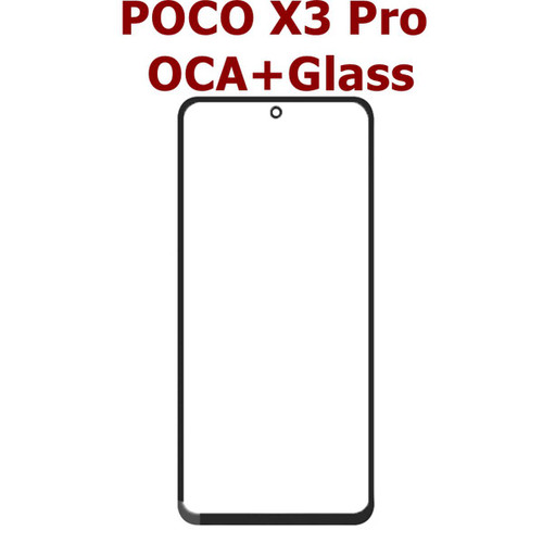 قیمت و خرید گلس تعمیراتی سخت افزاری شیائومی Glass oca poco x3-x3 pro-mi 10t lite xiaomi