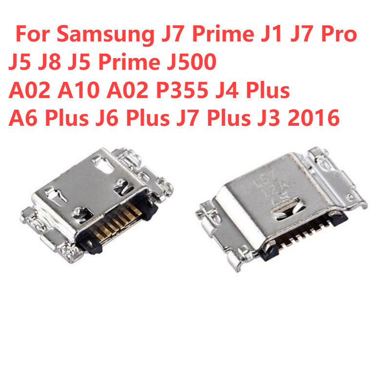 قیمت و خرید کانکتور یا سوکت شارژ Connector charge j5-a10-a750-j100-j320-j5 prime-j7 prime-j810 samsung