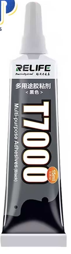 قیمت و خرید چسب ال سی دی بزرگ مشکی T7000-110ml-Relife