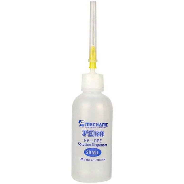 قیمت و خرید ظرف تینر سوزنی مکانیک Mechanic PE50 50ml