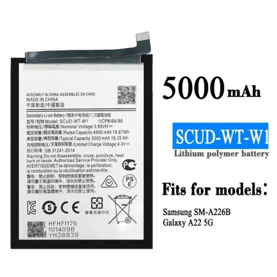 قیمت و خرید باتری سامسونگ Battery a22 5g-a226 samsung