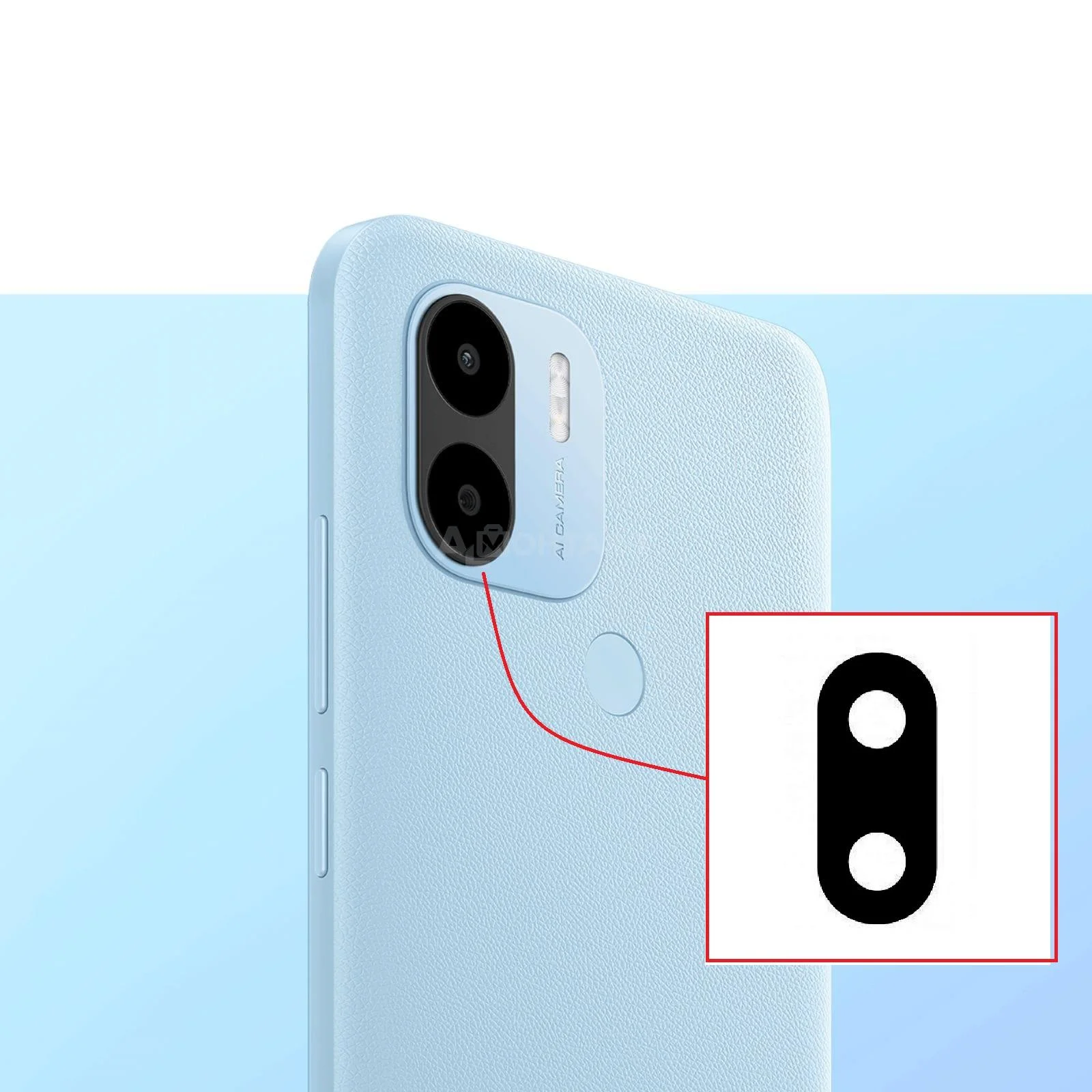 قیمت و خرید شیشه دوربین شیائومی glass camera a1-a1 plus xiaomi