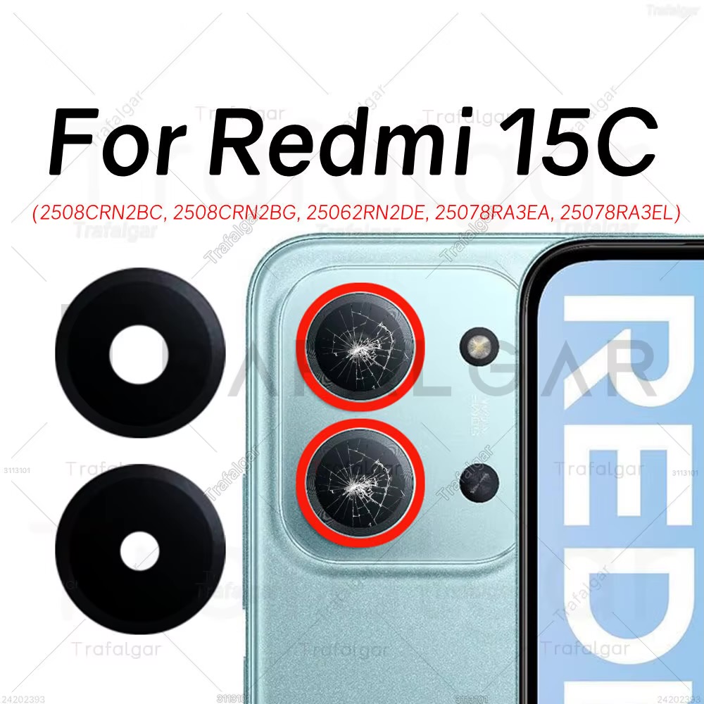 قیمت و خرید شیشه دوربین شیائومی glass camera redmi 15c xiaomi