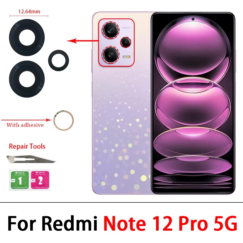 قیمت و خرید شیشه دوربین شیائومی glass camera redmi note 12 pro 5g xiaomi