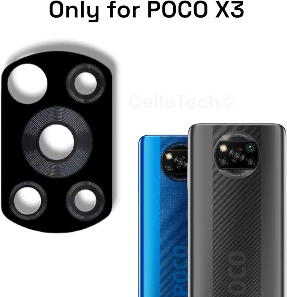 قیمت و خرید شیشه دوربین شیائومی Glass camera poco x3 xiaomi