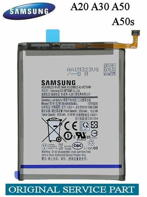 قیمت و خرید باتری اورجینال سامسونگ Battery A50s-a50-a30-a30s-a20 Samsung