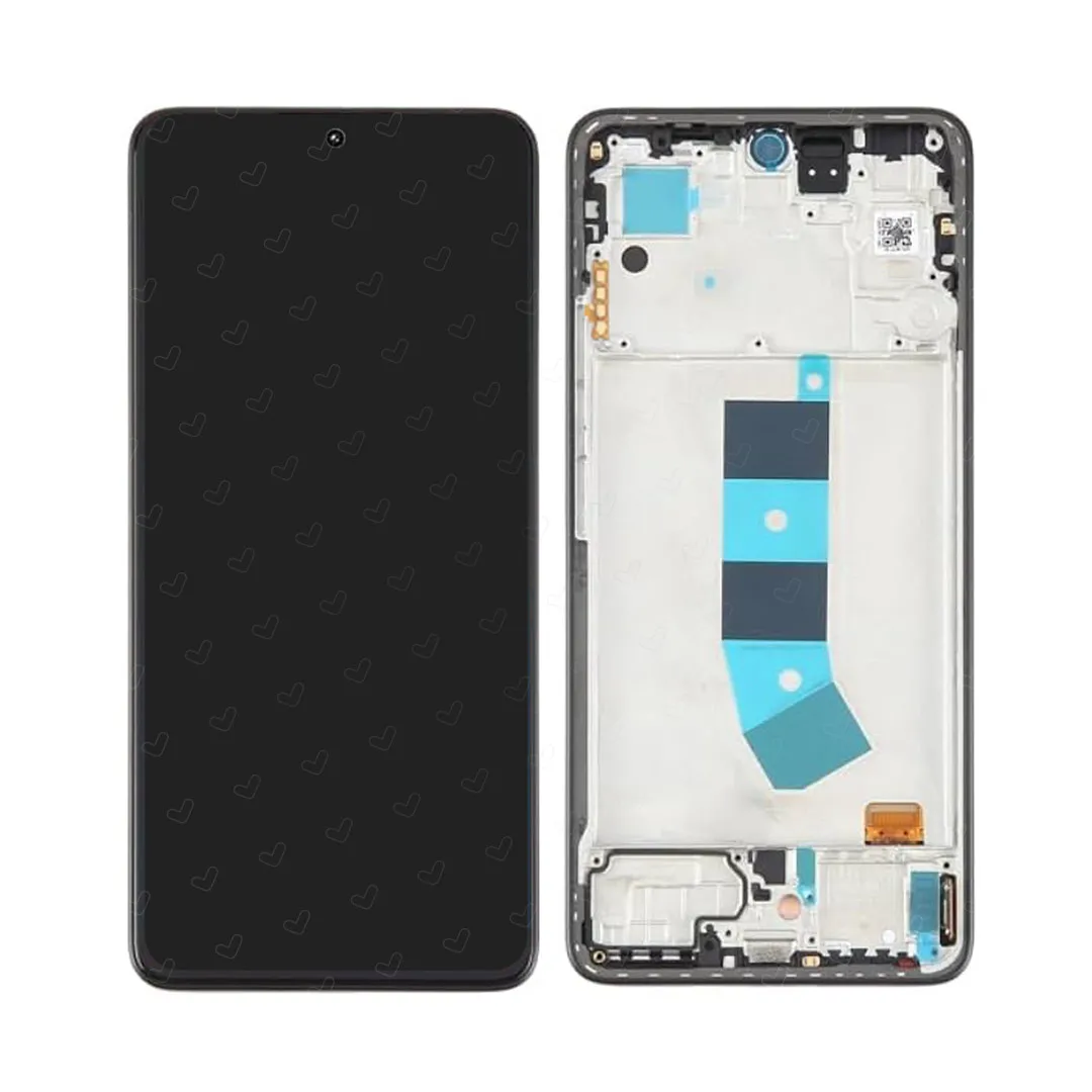 قیمت و خرید تاچ ال سی دی شرکتی بافریم شیائومی نوت۱۳ Lcd redmi note 13 4g with frame servicapack xiaomi